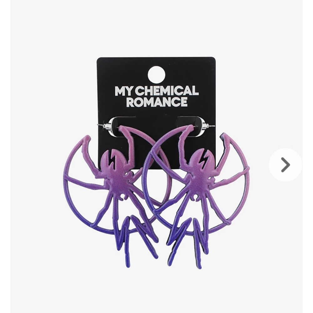 ISO MCR Danger Days Spider Earrings